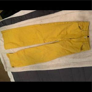 Yellow Wide-leg H&M Jeans